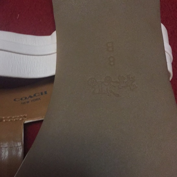 Coach Caterina size 8 white - Picture 2 of 2